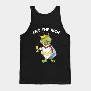 Eat The Rich Frog Tank Top